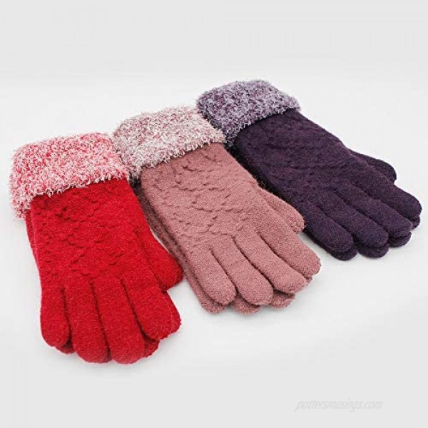 CERF BELL Gloves Warmer Knitted Gloves (2 Pack)