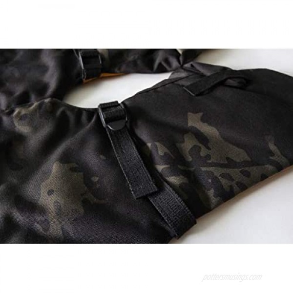 Military Camouflage Arctic Winter Insulated Cold Weather Leather Mittens & Wool Liners