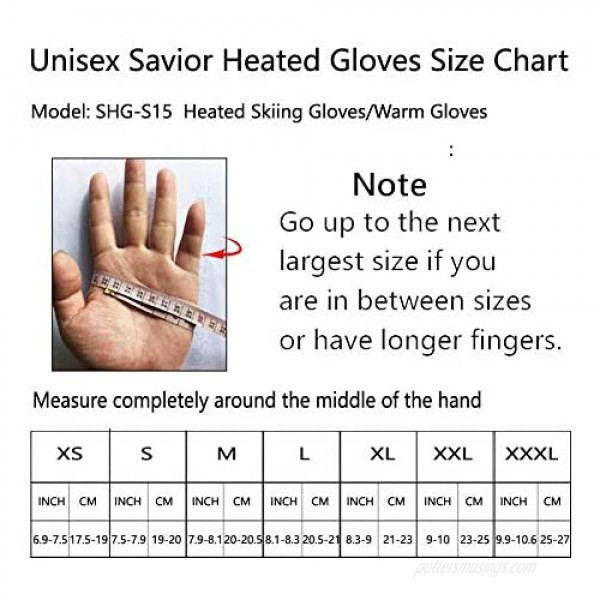 Savior Heated Mittens for Men Women Battery Heated Gloves Heated Ski Gloves