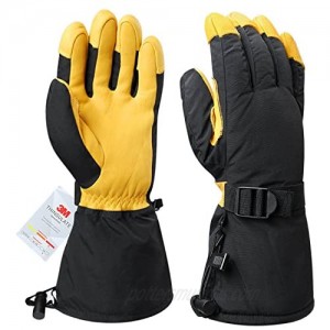 Winter Gloves Ski Mittens 3M Thinsulate Thermal Snow Work Glove for Men/Women