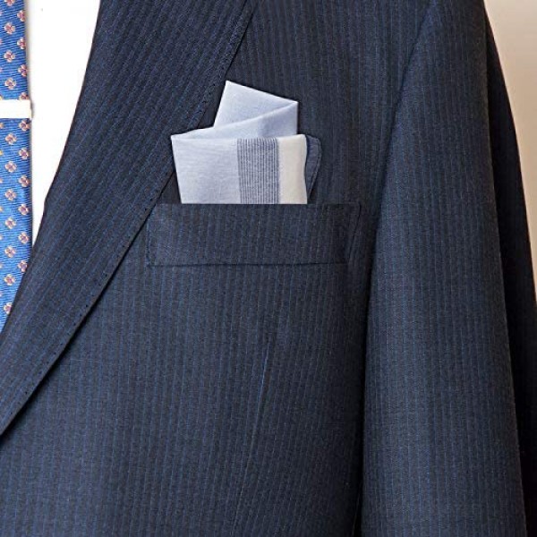 24 Piece Men's Plaid Handkerchief Soft Gift Set for Men One Size