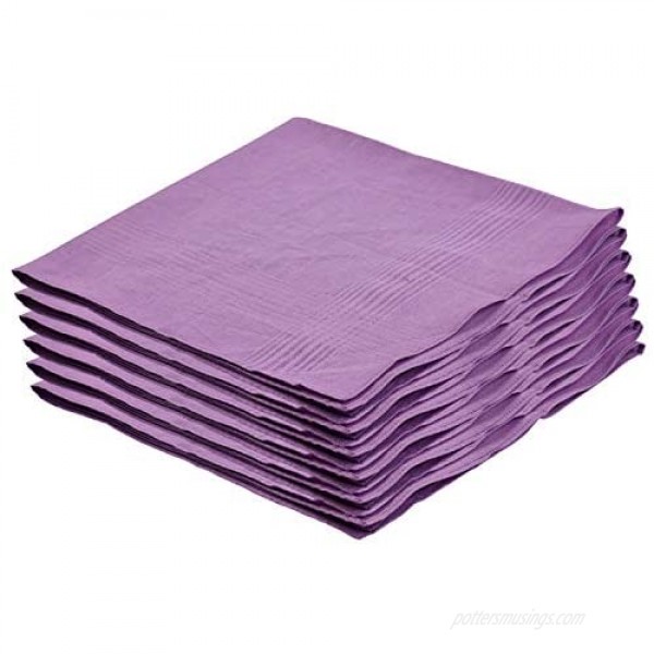 Geoffrey Beene Handkerchiefs 100% Cotton 6 Pack (Wisteria)