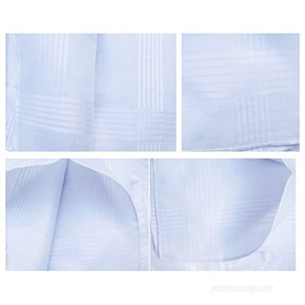 Mens White Cotton 100% Cotton handkerchiefs Pack