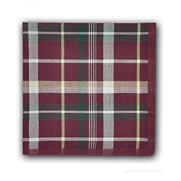 Selected Hanky 100% Cotton Men's Handkerchiefs 6 Piece Gift Set…