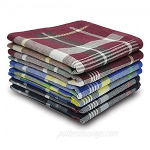 Selected Hanky 100% Cotton Men's Handkerchiefs 6 Piece Gift Set…