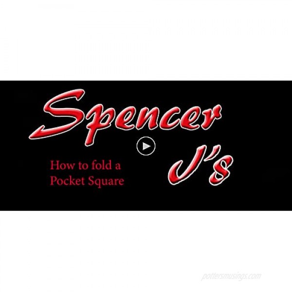 Spencer J's Satin Pocket Squares Handkerchief Boys and Mens