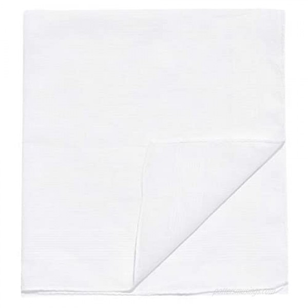 Thomas Ferguson Gentlemen's Linen Corded Handkerchief - Rolled Hem - BH171 Pack of 3