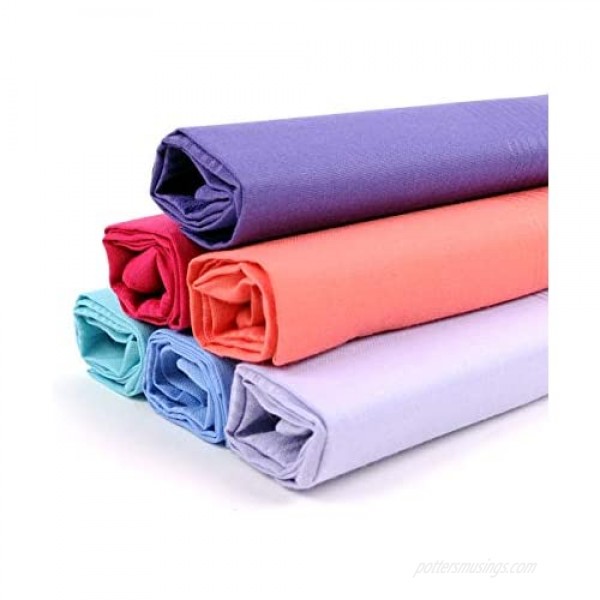 Umo Lorenzo 100% Cotton Men's Handkerchief Set - Multi-pack Soft & Durable 16 x 16 Handkerchief + 6 Piece Variety Pack