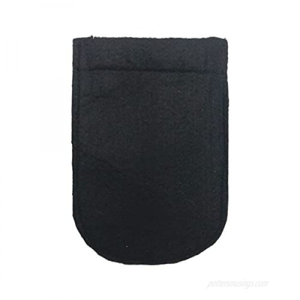 Wanty Premium Microfiber Pocket Square Holder Men's Suit Handkerchief Keeper 2 Pack