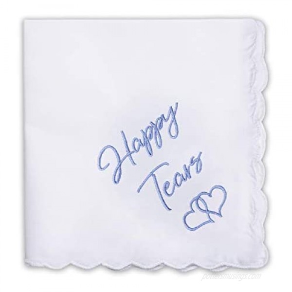 Wedding Handkerchiefs | Embroidered Handkerchiefs | Fun Wedding Gift