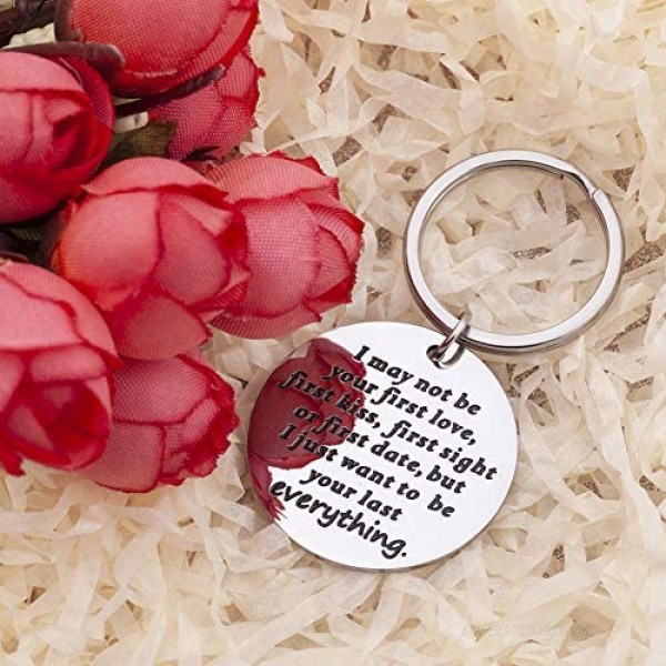 Boyfriend Husband Keychain Gift for Him Her from Girlfriend Wife Birthday Charm