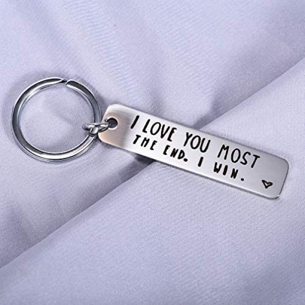 Couple Keychain I Love You Keychain for Boyfriend Girlfriend Husband Wife Keychain Gifts for Him Her