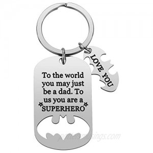 Dad Gifts from Daughter Son - Funny Dad Keychain Christmas Gifts for Dad from Wife for Men Birthday Gifts for Dad