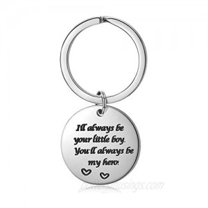 Father's Gift  Dad Keychain from Daughter Son  Birthday Keychain for Daddy  Present from Wife to Husband