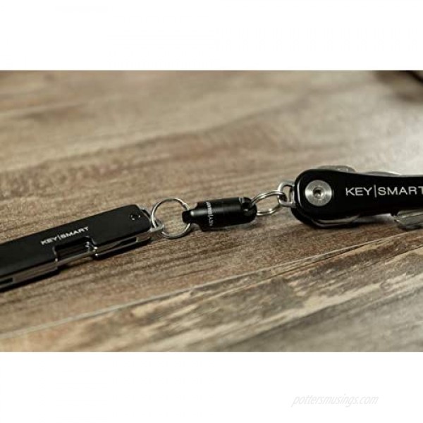 KeySmart MagConnect - Quick Secure Key Attachment to Bag Purse & Belt - Easy Access to Keys