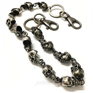 Men Wallet Chain Punk Heavy Skull Strong Key Jeans Pant Chain  As Shown as Picture  One_Size