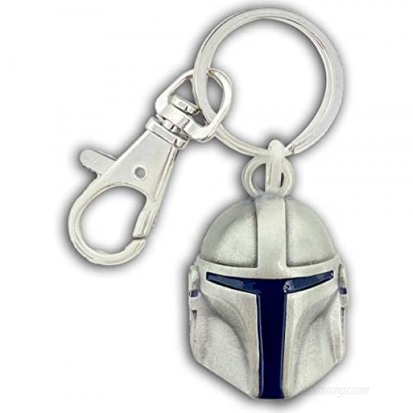 THE MANDALORIAN HELMET KEYCHAIN - Star Wars Lucasfilms Official Disney Keychain