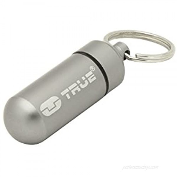 True Utility TU241B-P CashStash Waterproof Emergency Cash Capsule for Key Ring