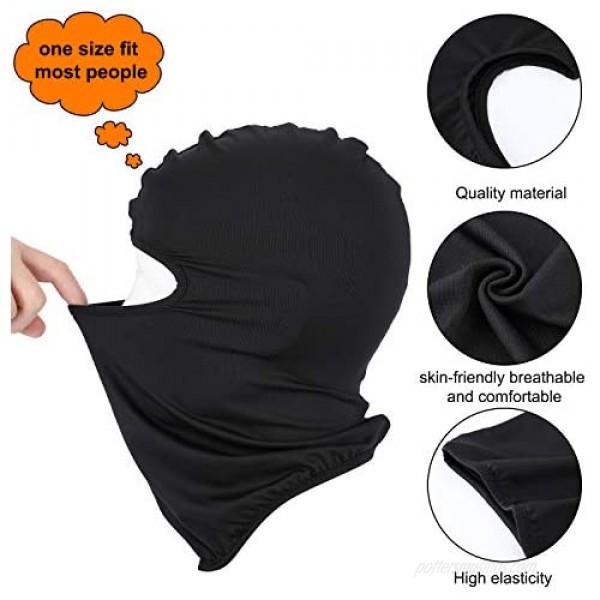 8 Pieces Sun Protection Balaclava Windproof Dustproof Balaclava UV Protection Full Face Cover for Outdoor Sports