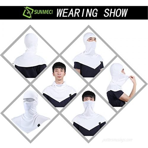 Balaclava - Windproof and Sun protection Full Face Mask Cycling Motorcycle Breathable Neck Cover in Summer For Men and Women