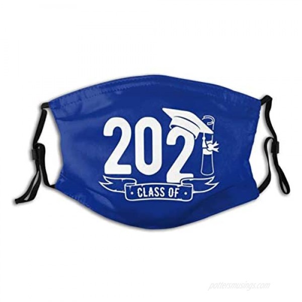 Graduation Cap Fly In Air Cute Class 2021 Mask Woman Man Masks Adjustable Reusable Washable Breathable Teenager