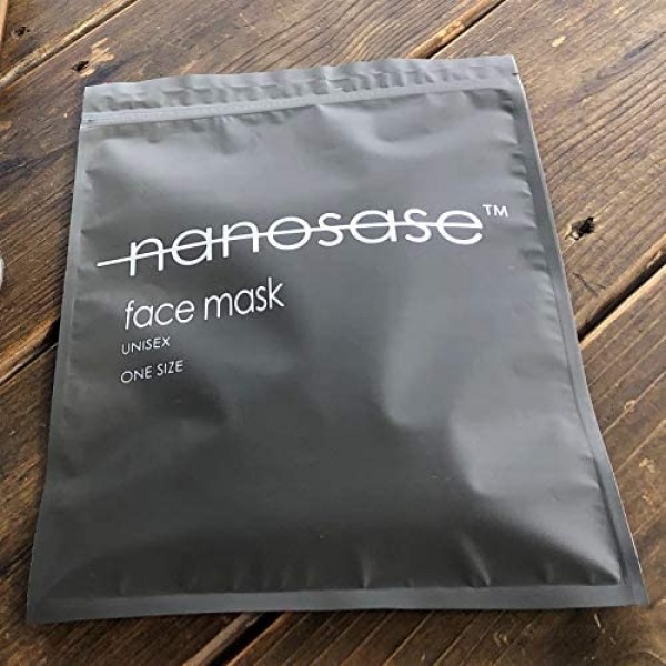 igozen 5 Pack Unisex Adult Nanosase G Sports face Masks BNS Poly Spandex (Black Set of 5)
