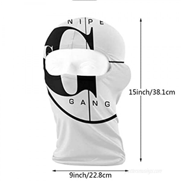 Include Sniper Gang Rap Balaclava UV Protection Windproof Ski Face Masks for Cycling Outdoor Sports Wind Proof Dust Head Hood
