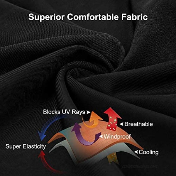 LUXSURE Cooling Neck Gaiter Face Mask for Men and Women Gaiter Mask/Neck Gaiters with Filter and Ear Loops | Washable Neck Gators Face Mask for Men Breathable Scarf Mask/Face Cover Mask