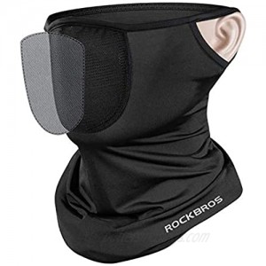 LUXSURE Cooling Neck Gaiter Face Mask for Men and Women  Gaiter Mask/Neck Gaiters with Filter and Ear Loops | Washable Neck Gators Face Mask for Men  Breathable Scarf Mask/Face Cover Mask