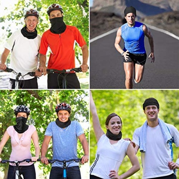 Summer UV Protection Neck Gaiter Scarf Balaclava Breathable Face Cover Scarf