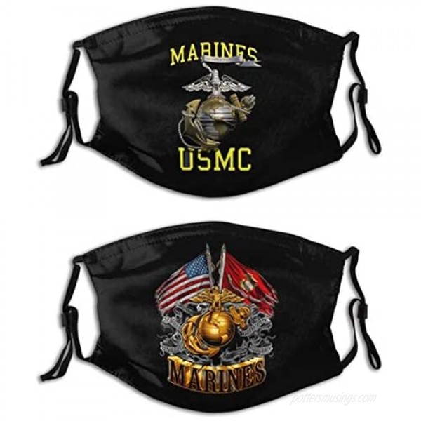 USMC Marine Corps Face Mask for Men Women Face Cover