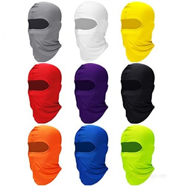 Zhanmai Full Face Cover UV Protection Neck Gaiter Breathable Balaclava Hood for Outdoor Motorcycle Cycling