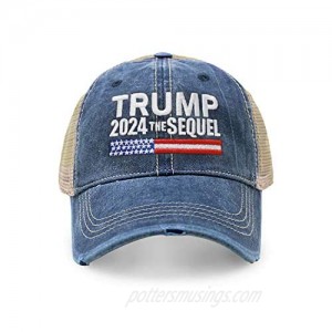 CHOK.LIDS Trump 2024 Campaign Rally Embroidered US Trump MAGA Hat Baseball Trucker Cap TC10