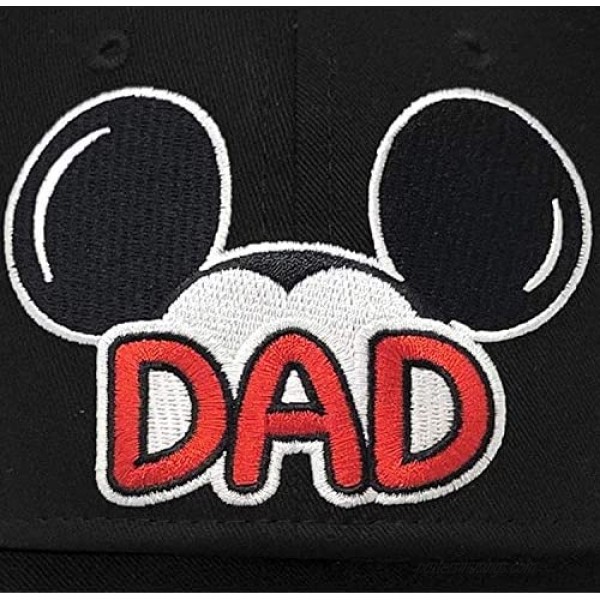 Disney Men's Cotton Mickey Mouse Dad Fan Baseball Cap