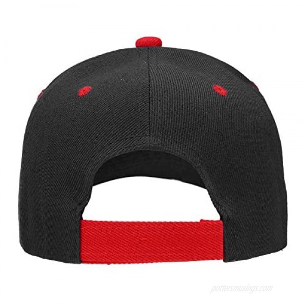 Falari Wholesale 12-Pack Baseball Cap Adjustable Size Plain Blank Solid Color