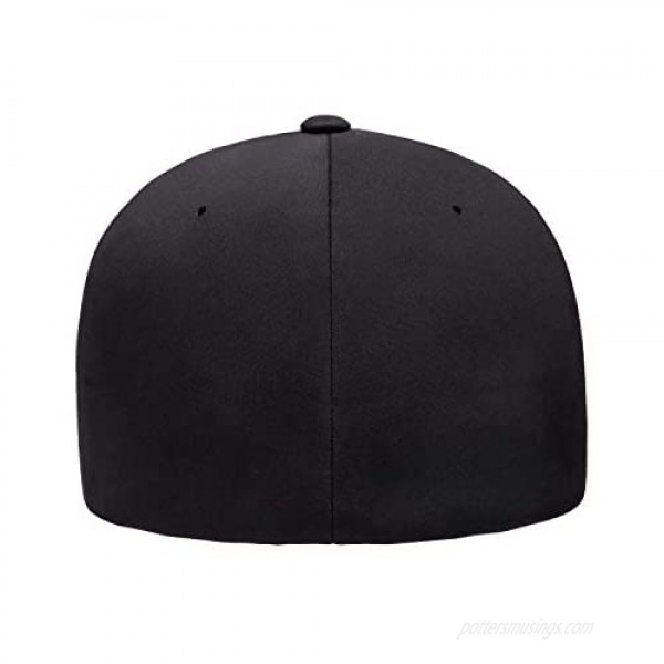 Flexfit mens Flexfit Delta Seamless Cap Hat Black Large-X-Large US