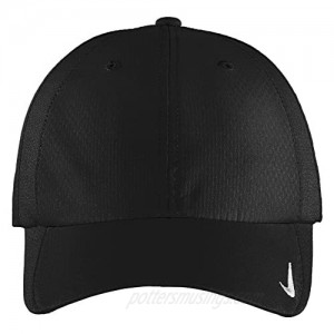 Nike Authentic Sphere Quick Dry Low Profile Swoosh Embroidered Adjustable Cap - Black