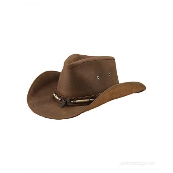 Bullhide Men's Briscoe Leather Cowboy Hat - 4052Ch