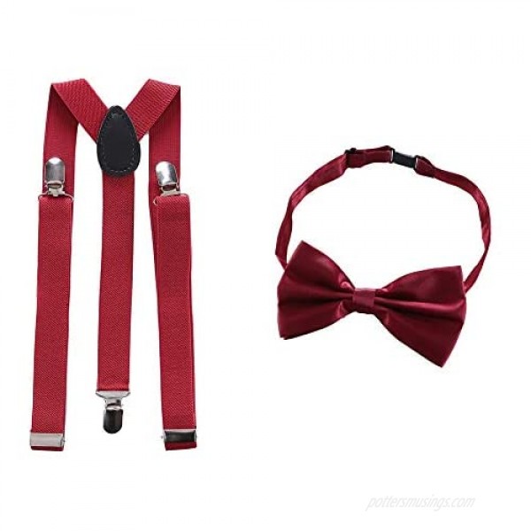 1920s Accessories for Men 20s Gatsby Gangster Costume Accessories Set Fedora Hat Suspenders