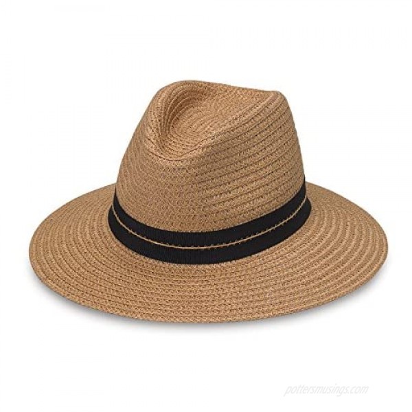 Wallaroo Hat Company Men’s Blake Fedora – UPF 30+ Adjustable Designed in Australia