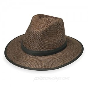 Wallaroo Hat Company Men's Gabe Fedora - UPF 50+  Adjustable  Packable  Modern Style  Designed in Australia
