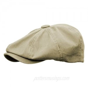 Rooster Washed Cotton Newsboy Gatsby Ivy Cap Golf Cabbie Driving Hat