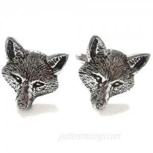 Kiola Designs Fox Head Cufflinks