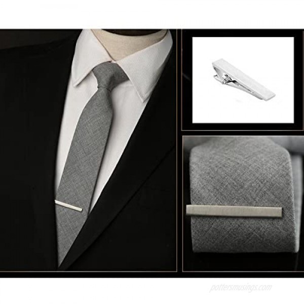 Merit Ocean Stainless Steel Cufflink and tie Clip Set with Business Part