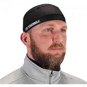 Ergodyne - 12686 Chill Its 6632 Cooling Skull Cap  Sweat Wicking Helmet Liner  UPF 50 Sun Protection Black