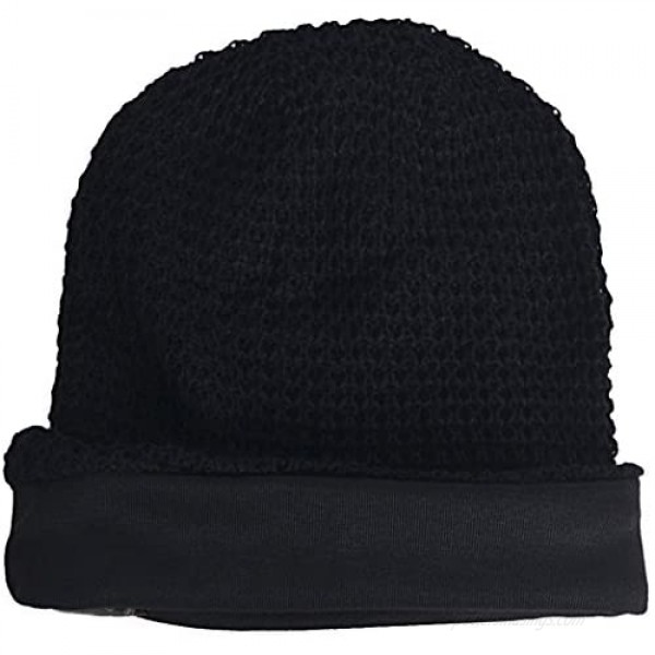 FORBUSITE Mens Slouchy Long Oversized Beanie Knit Cap for Summer Winter B08