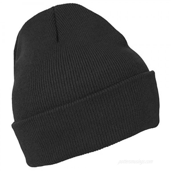 Gelante Unisex Beanie Cap Knitted Warm Solid Color