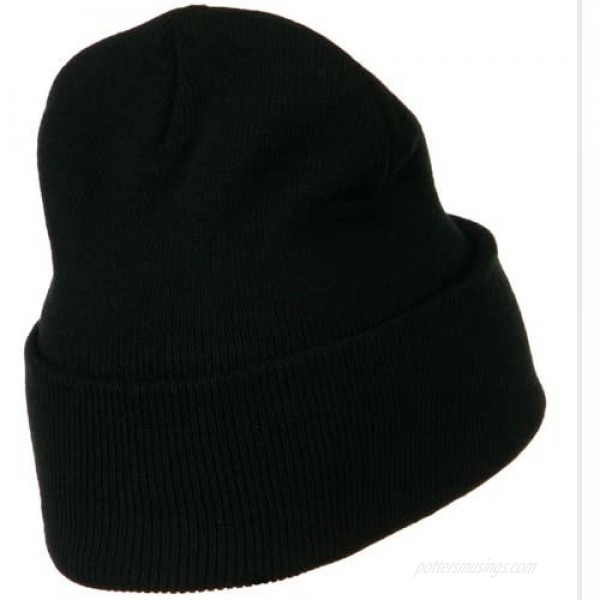 MG 12 Inch Long Knitted Beanie