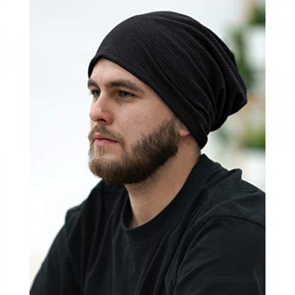 Trendy Stylish Beanie of Quality Knit Fabric Breathability & Elasticity Skull Cap Hat