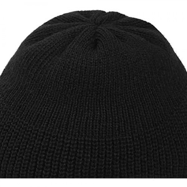 UNDERCONTROL Winter Fisherman Beanie Free Size Men Women - Unisex Stylish Plain Skull Hat Watch Cap -16 Color